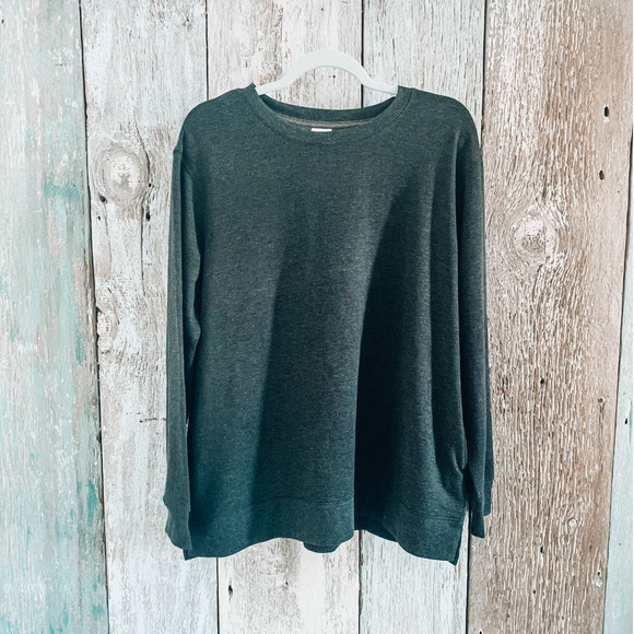 stars above Tops - NWT Stars Above Crew Neck Sweatshirt Gray XL